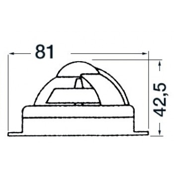 Bussola RIVIERA fissaggio su piano